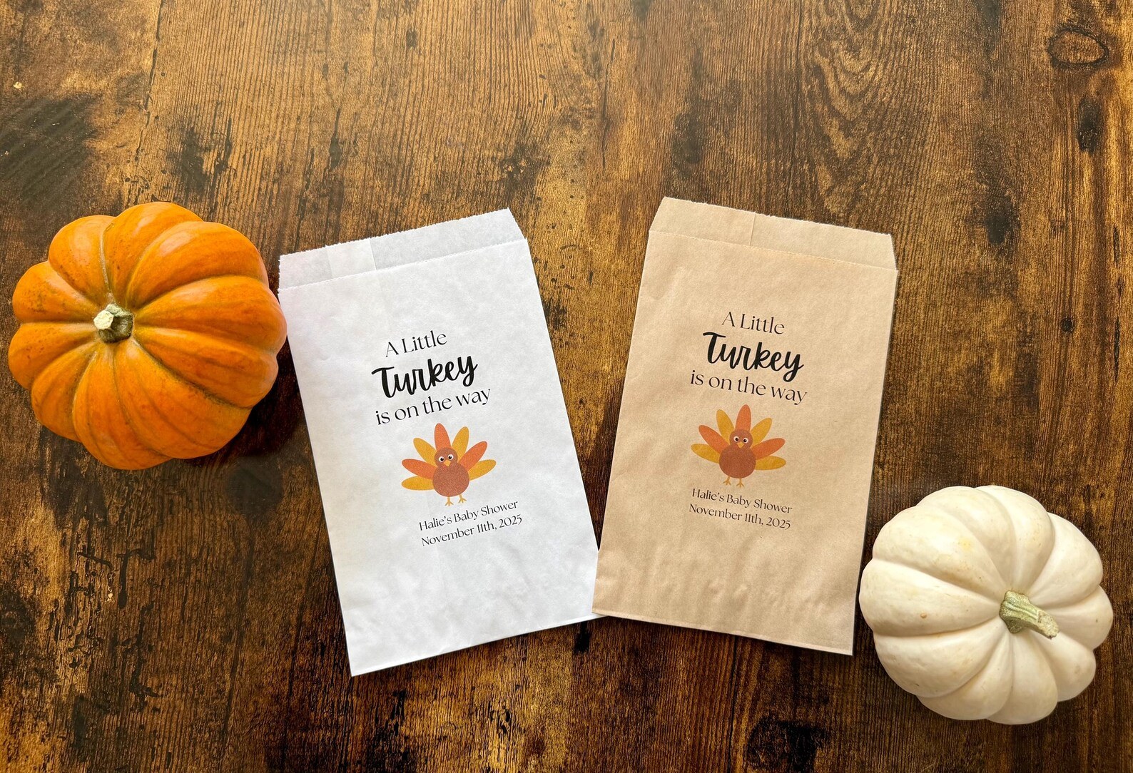 A little turkey is on the way baby shower