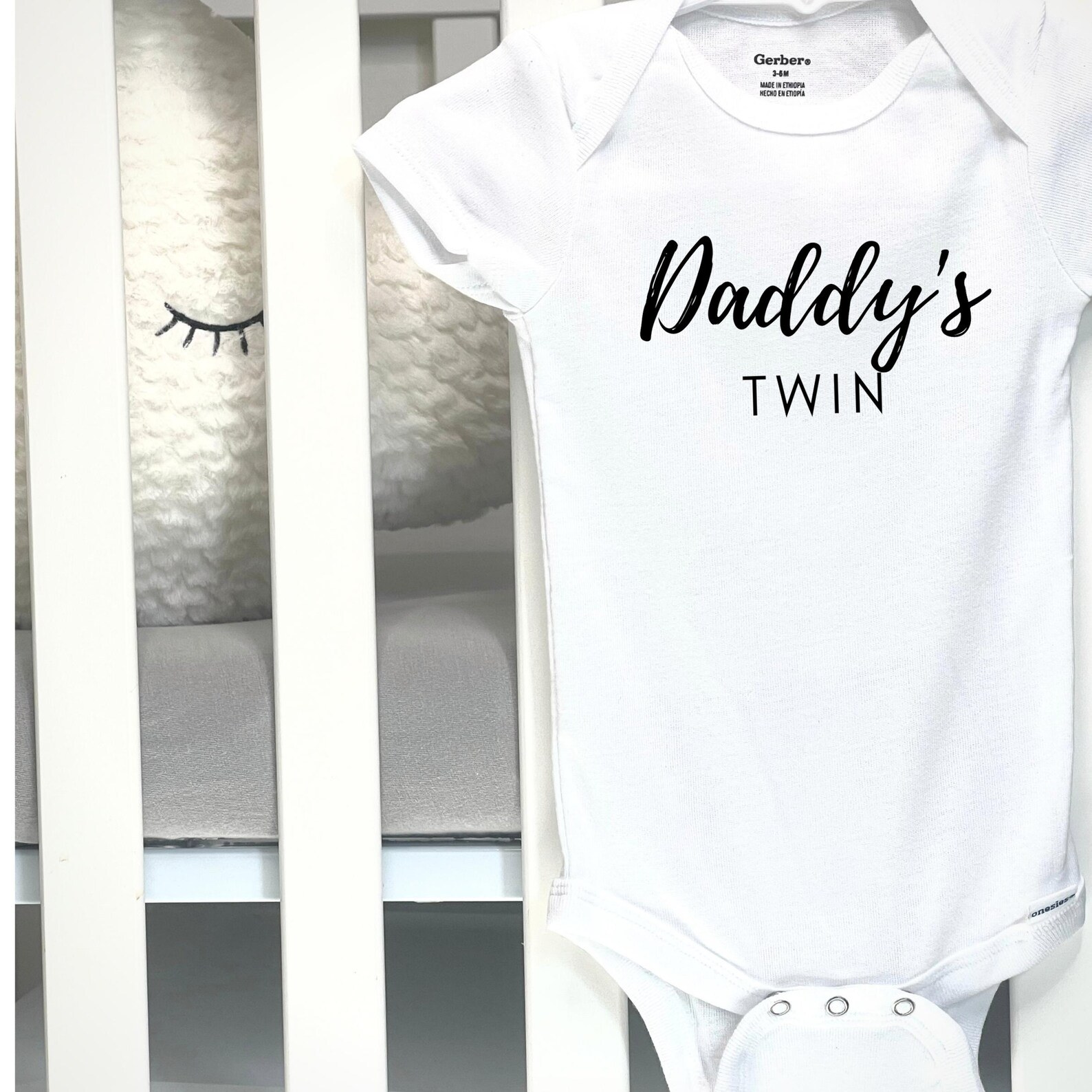 Daddy's Twin bodysuit