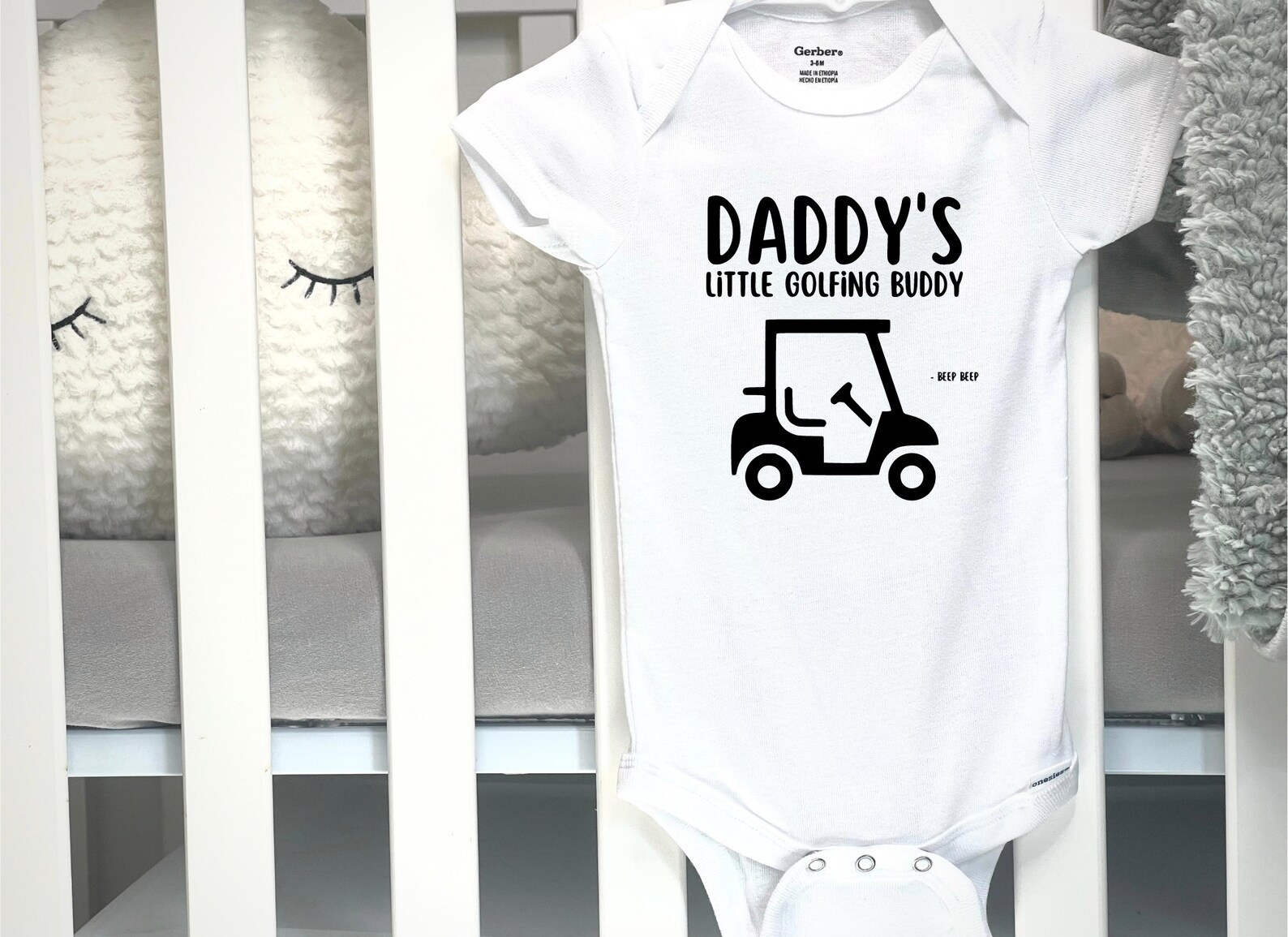 Daddys Little Golfing Buddy bodysuit