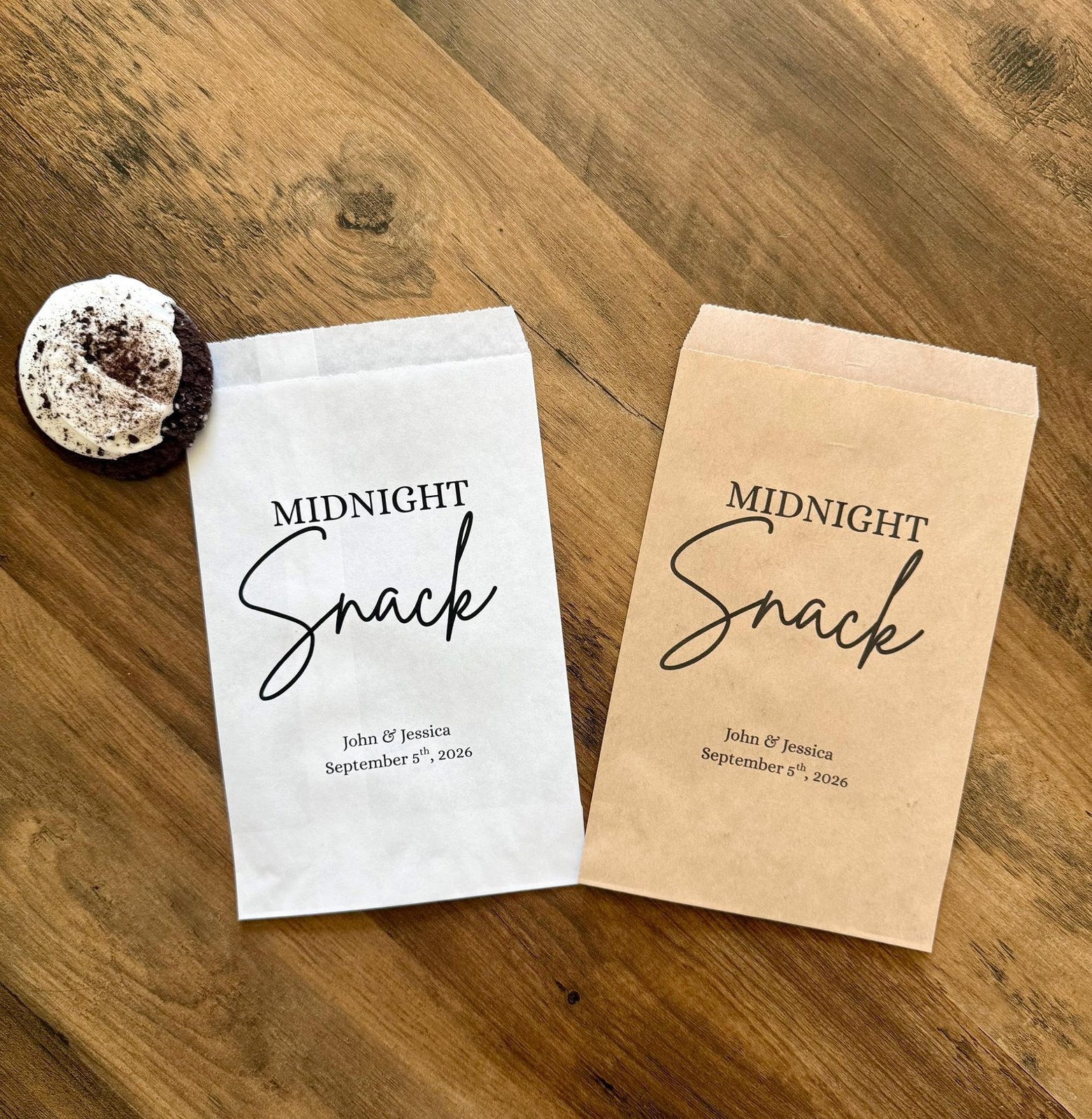 Midnight Snack party favor bags